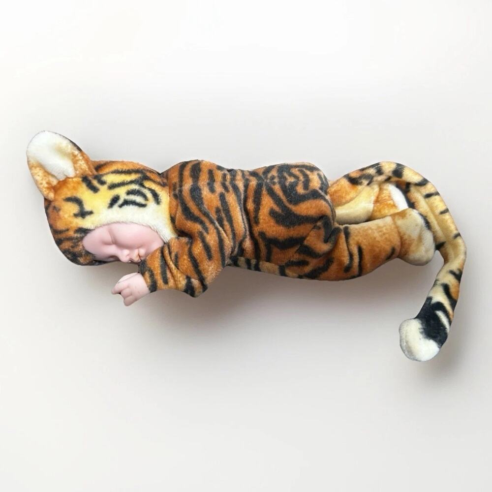 Vintage Anne Geddes Collectible Baby Tiger Doll